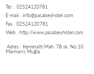 Paabey Hotel iletiim bilgileri